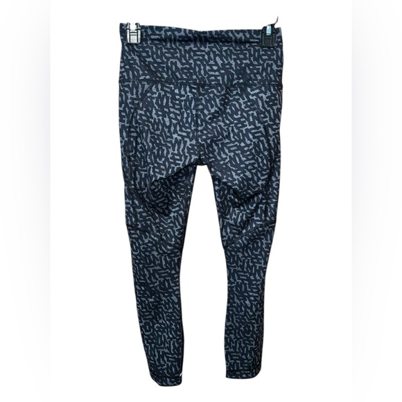 Lululemon All-Sport Crop Heathered Net Pop Black Multi Legging Size - Picture 3 of 3